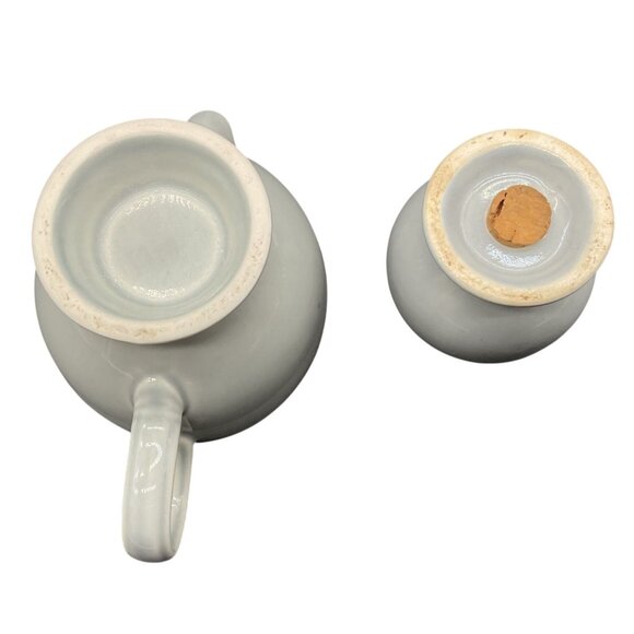 Vintage Fiesta Gray Creamer & Salt Shaker Replacements 3"H - Picture 6 of 6